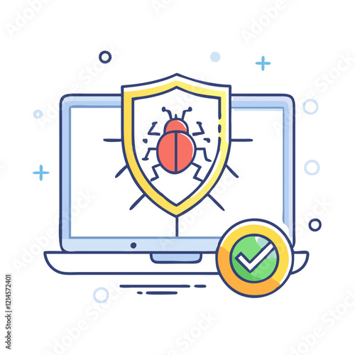 antivirus icon, antivirus vector illustration-simple illustration of antivirus, perfect for antivirus logos and icons
