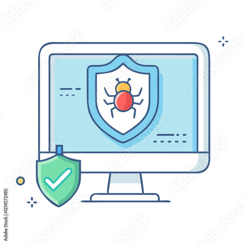 antivirus icon, antivirus vector illustration-simple illustration of antivirus, perfect for antivirus logos and icons