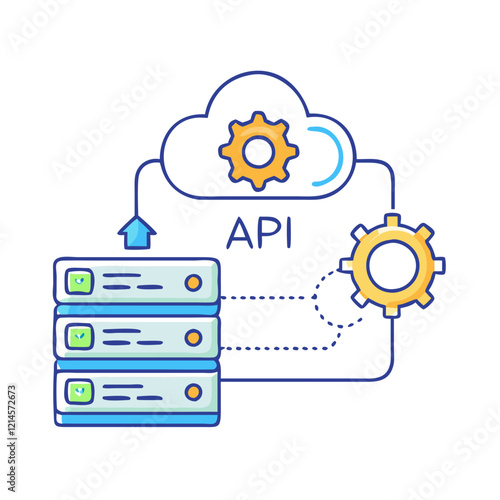 api gateway icon, api gateway vector illustration-simple illustration of api gateway, perfect for api gateway logos and icons