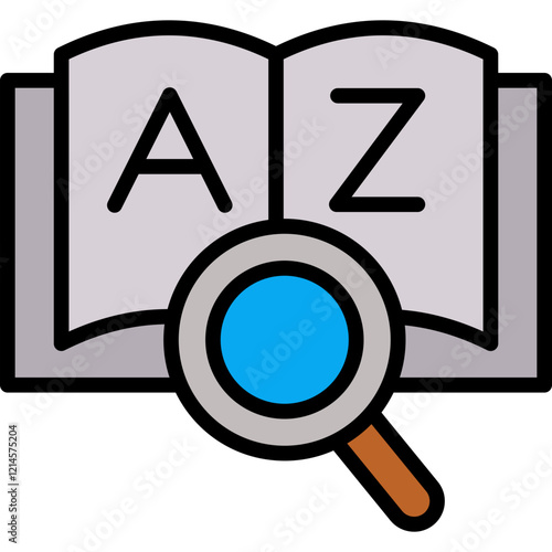 Grammar lineal color icon