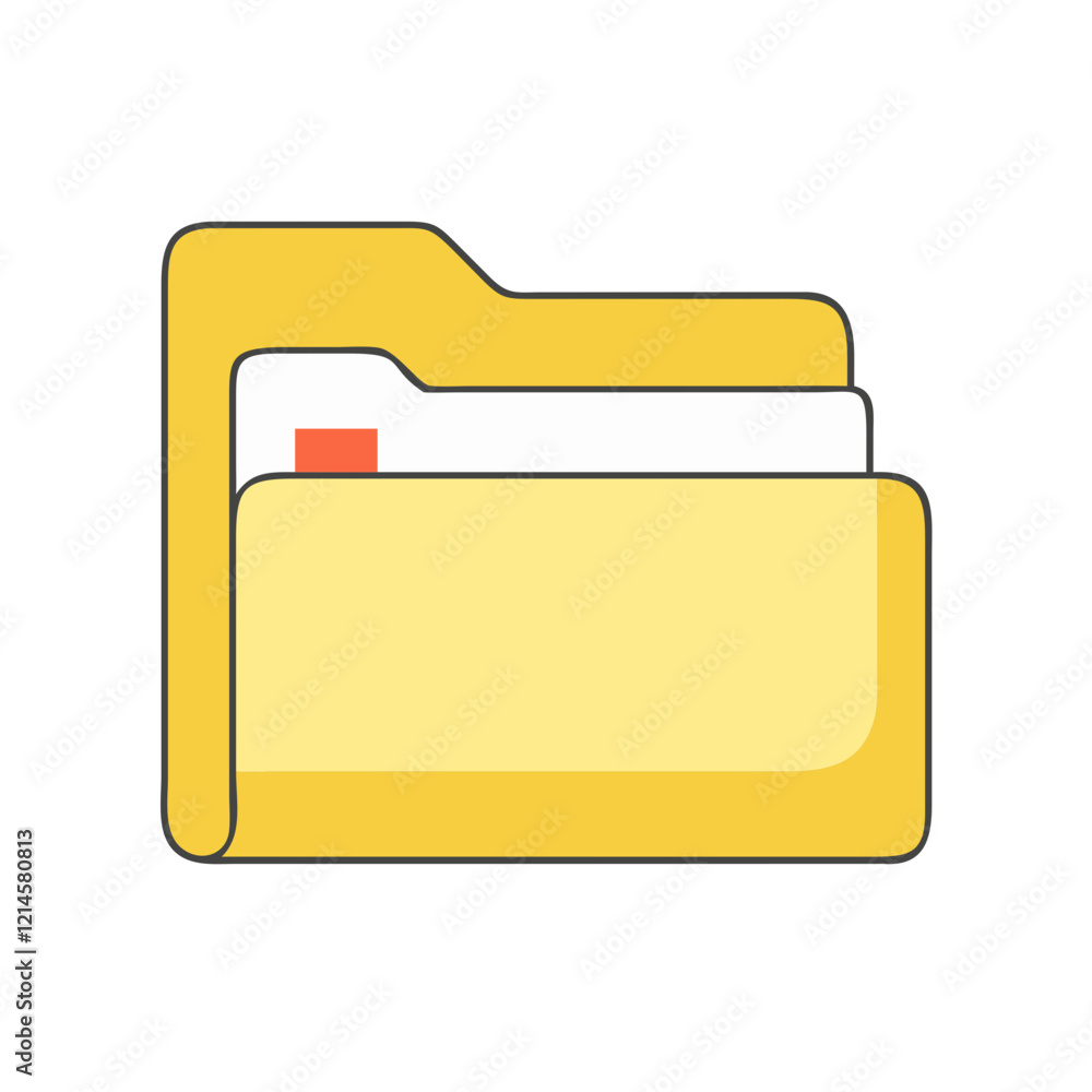 folder icon, folder vector illustration-simple illustration of folder, perfect for folder logos and icons folder icon, folder vector illustration-simple illustration of folder, perfect for folder logos and icons