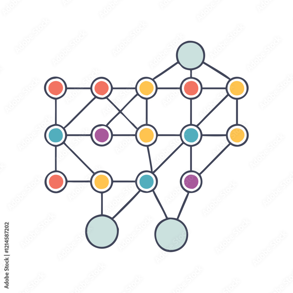 neural network icon, neural network vector illustration-simple illustration of neural network, perfect for neural network logos and icons neural network icon, neural network vector illustration-simple illustration of neural network, perfect for neural network logos and icons
