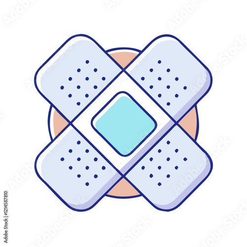 patch icon, patch vector illustration-simple illustration of patch, perfect for patch logos and icons