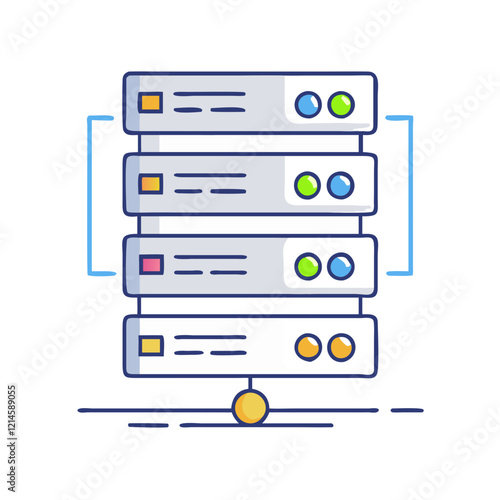 proxy server icon, proxy server vector illustration-simple illustration of proxy server, perfect for proxy server logos and icons