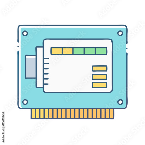 ssd icon, ssd vector illustration-simple illustration of ssd, perfect for ssd logos and icons