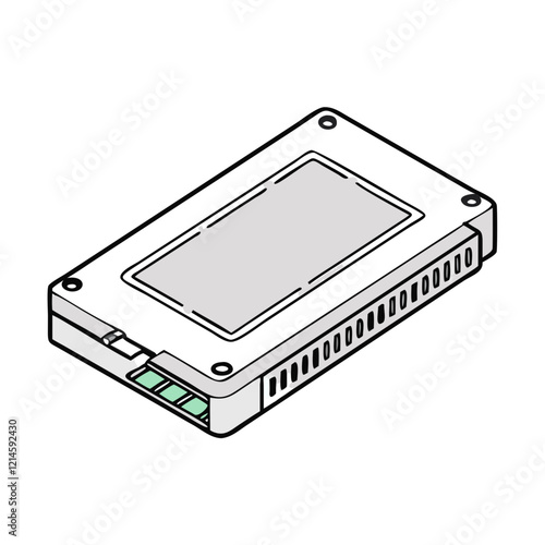 ssd icon, ssd vector illustration-simple illustration of ssd, perfect for ssd logos and icons