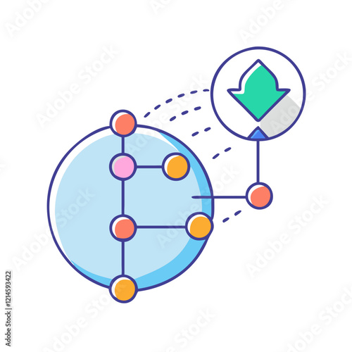 traceroute icon, traceroute vector illustration-simple illustration of traceroute, perfect for traceroute logos and icons