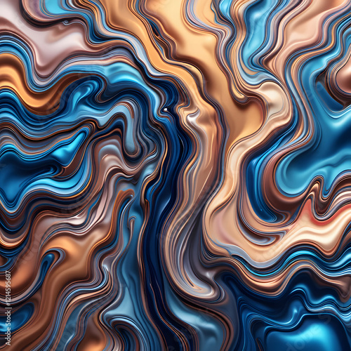 Liquid background texture abstract wallpaper art digital artwork flowing organic illustration melted smooth water shiny color sculpted graphics melting swirling backdrop See Less
