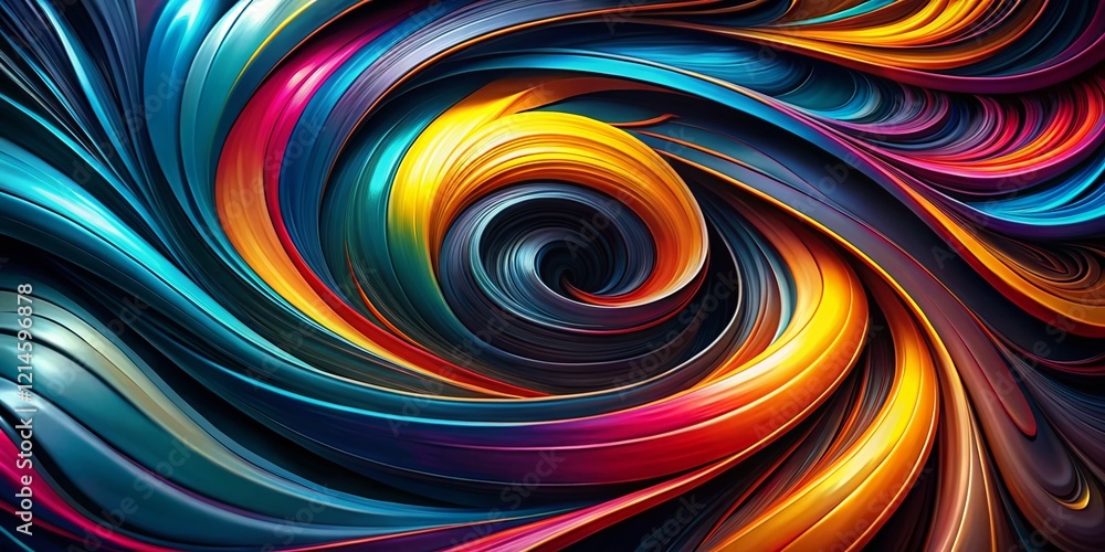Abstract Black Panoramic Pattern: Dynamic Background Poster Design Abstract Black Panoramic Pattern: Dynamic Background Poster Design