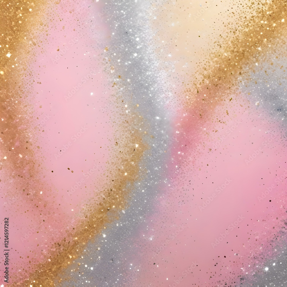 Fototapeta premium Glittery backgrounds in multiple colors gold silver
