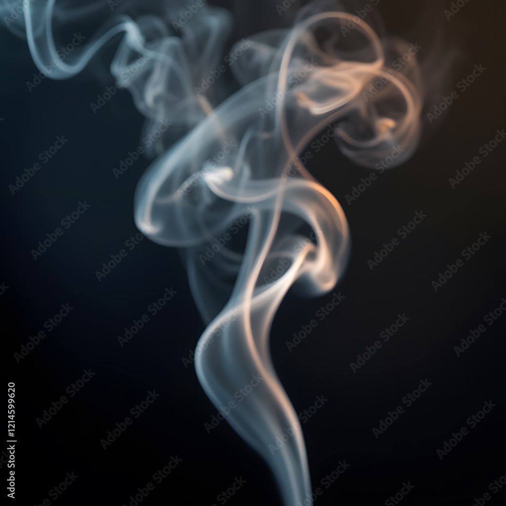 abstract shot of incense smoke swirling in the air abstract shot of incense smoke swirling in the air