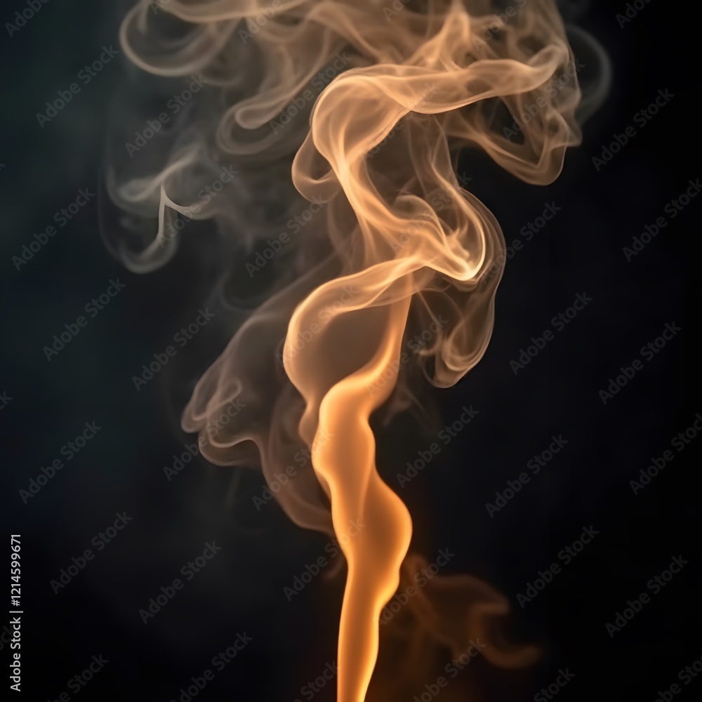 abstract shot of incense smoke swirling in the air abstract shot of incense smoke swirling in the air