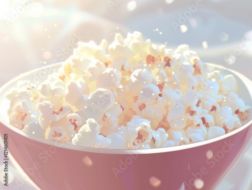 Delicious Popcorn in High-Quality Stock Images – Perfect for Movie and Snack Themes photo