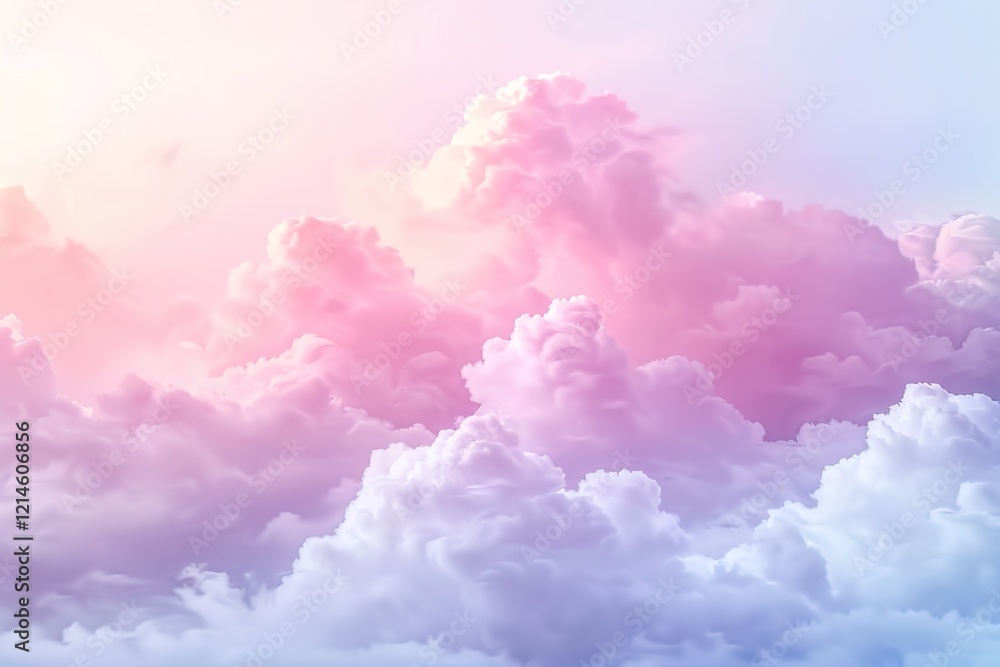 Fantasy pastel sky concept: dreamy colorful clouds on pastel sky. Ultimate aesthetics of light and shadow. Fantasy pastel sky concept: dreamy colorful clouds on pastel sky. Ultimate aesthetics of light and shadow.