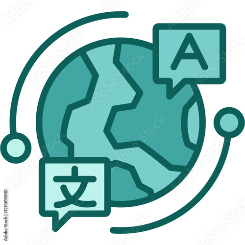 Language solid icon