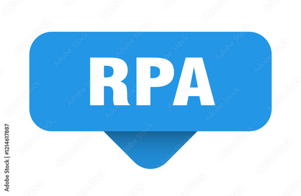 rpa sticker. rpa sign on transparent background rpa sticker. rpa sign on transparent background
