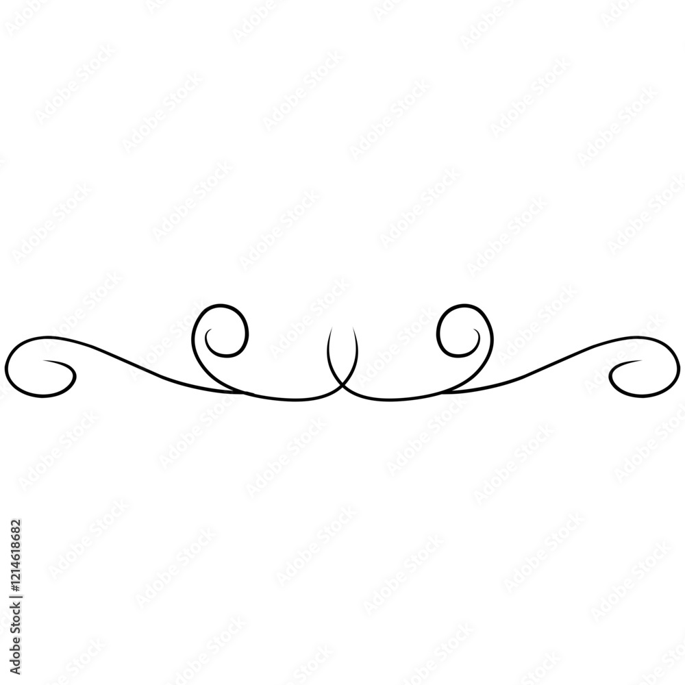 Calligraphic Ornamental Element decorative frame Calligraphic Ornamental Element decorative frame