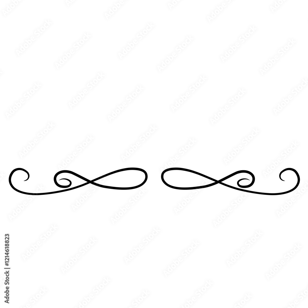 Calligraphic Ornamental Element decorative frame Calligraphic Ornamental Element decorative frame