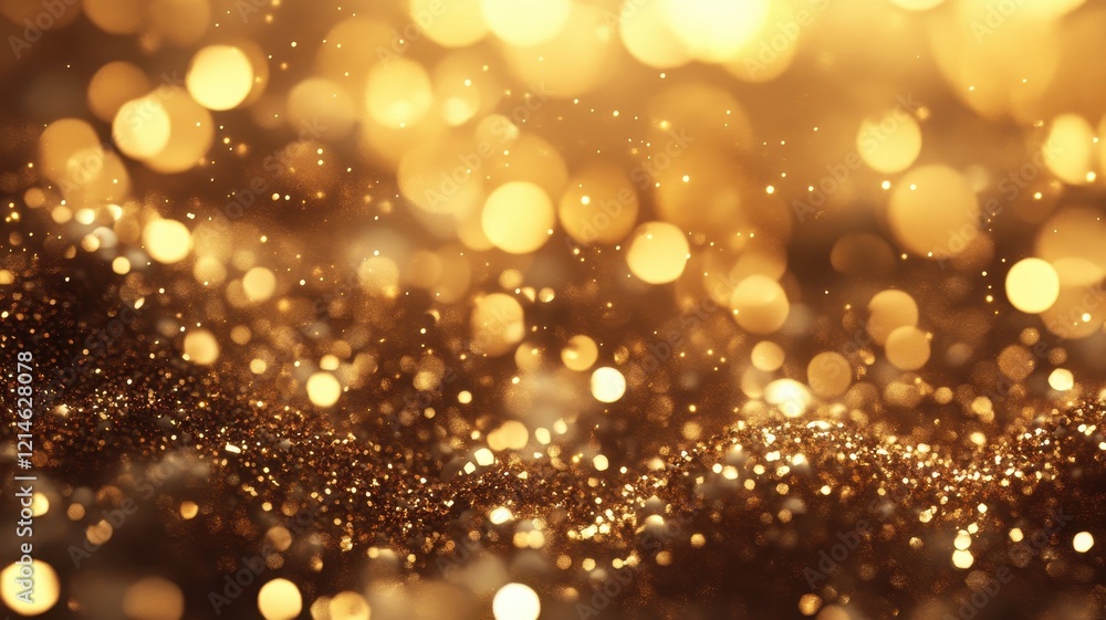 Golden fireworks display city skyline visual art nighttime aerial view celebration concept Golden fireworks display city skyline visual art nighttime aerial view celebration concept
