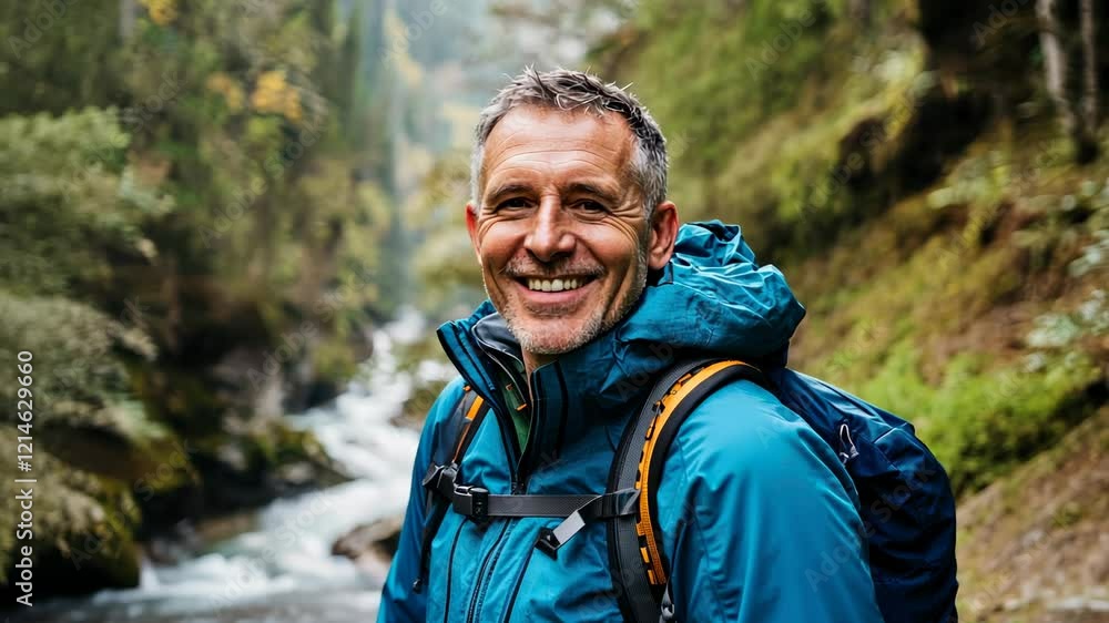 The Smiling Hiker in Nature The Smiling Hiker in Nature