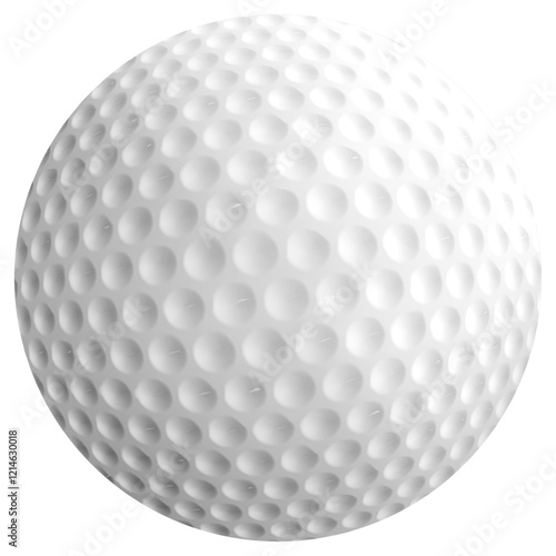 golf ball isolated on white