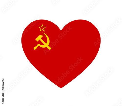 Flag of Soviet Union or USSR