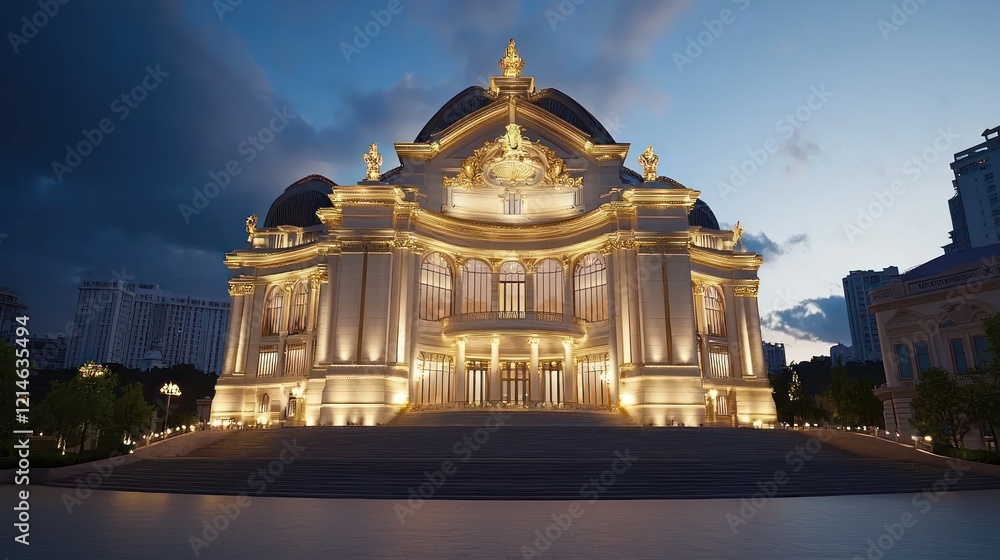 Obraz premium Grand Palace at Dusk