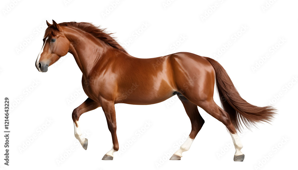 a brave and gallant brown horse
a brave and gallant brown horse