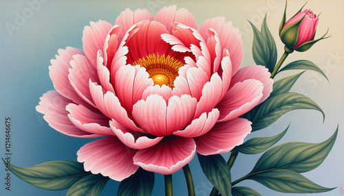 Peony flower