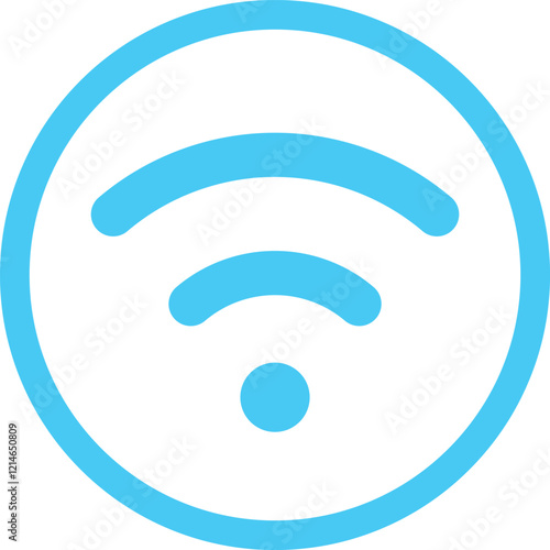 wireless and wifi icon signal symbol for internet access, internet connection vector icon