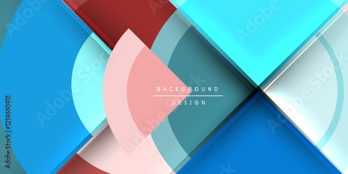 Target circle geometric abstract shapes. Vector Illustration For Wallpaper, Banner, Background, Card, Book Illustration, landing page