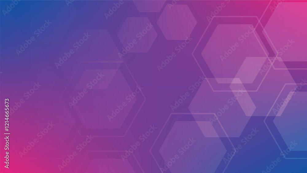 abstract graphic geometric background with hexagon shape on blue and pink gradient color abstract graphic geometric background with hexagon shape on blue and pink gradient color