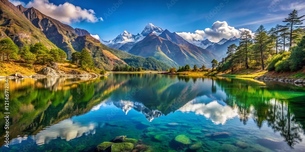 Stunning Candid Landscape: Timbung Lake, Taplejung, Nepal Stunning Candid Landscape: Timbung Lake, Taplejung, Nepal