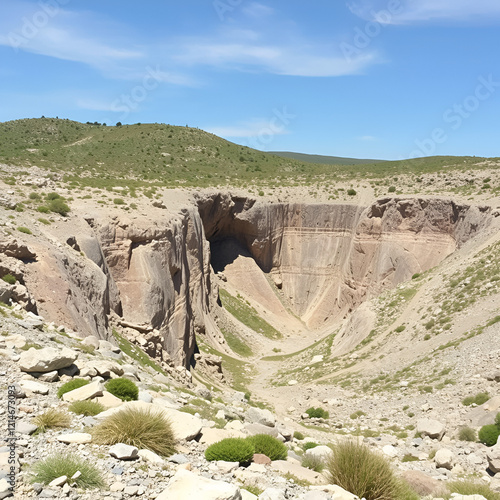 melaphyre quarry photo