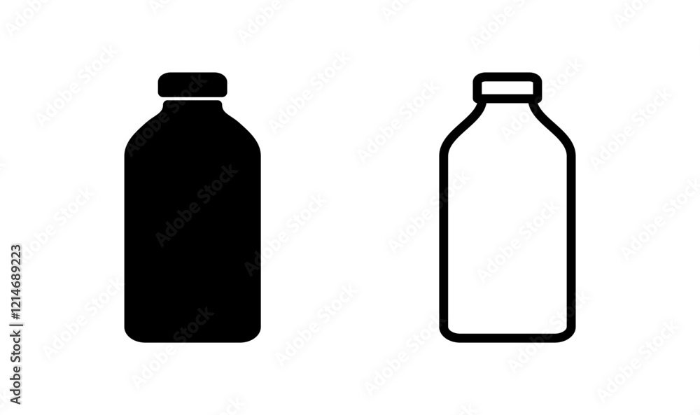Bottle icon logo design. bottle sign and symbol Bottle icon logo design. bottle sign and symbol