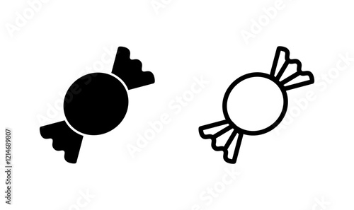 Candy icon logo design. candy sign and symbol.