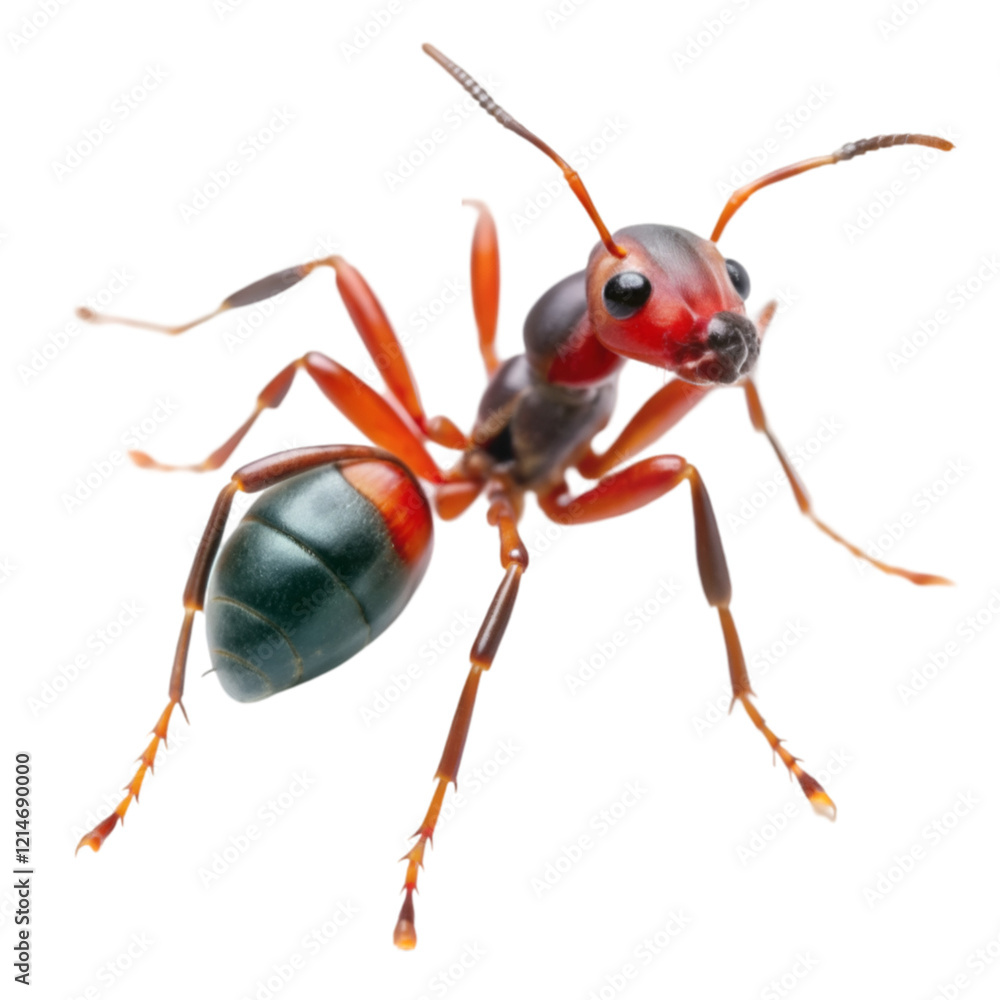 Fototapeta premium Ant isolated on transparent background