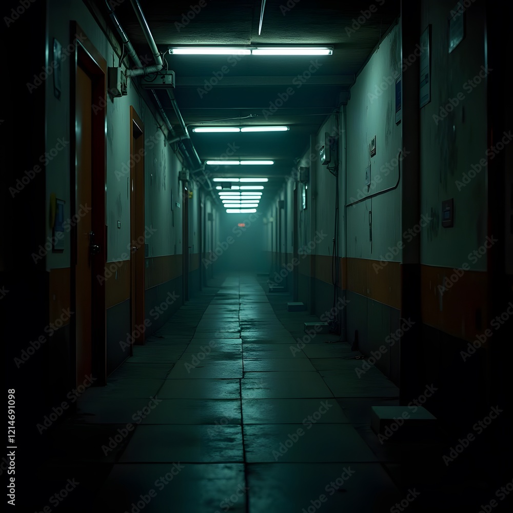 Tranquil Glowing Alleyway A Peaceful Oasis with Ethereal Lights Tranquil Glowing Alleyway A Peaceful Oasis with Ethereal Lights