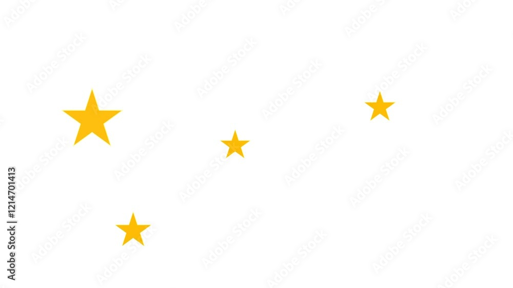 Twinkling stars animation, golden cartoon, flat, vector, scribble style stars twinkling, sparkling on green screen background, night sky. Twinkling stars animation, golden cartoon, flat, vector, scribble style stars twinkling, sparkling on green screen background, night sky.