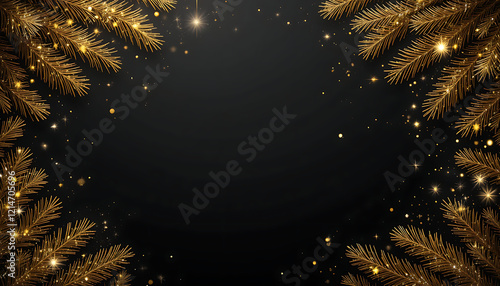 christmas tree with fireworks