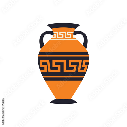 Amphora vase ceramic vector symbol sign icon