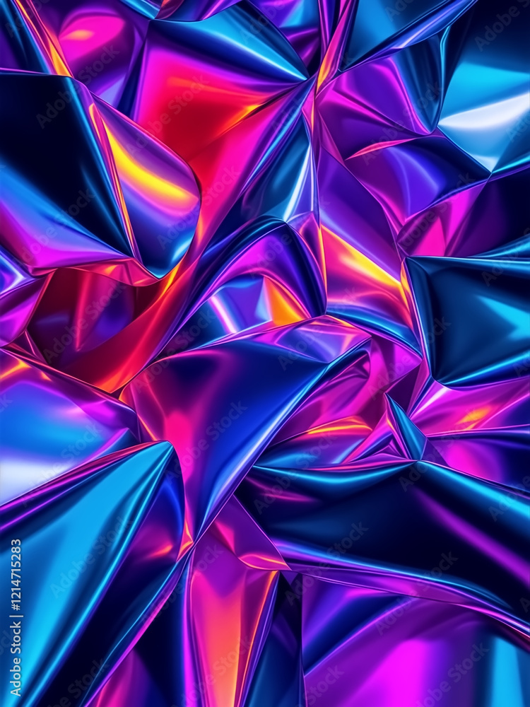 abstract colorful metallic swirl abstract colorful metallic swirl