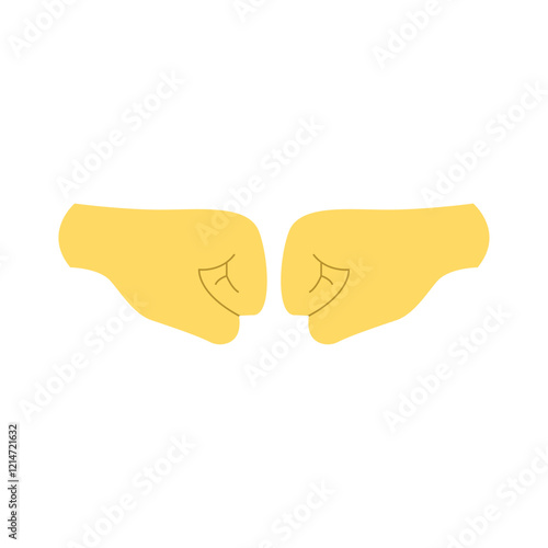 fist people emoji hand vector illustration