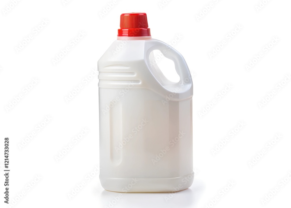 plastic bottle of milk isolated on a white background plastic bottle of milk isolated on a white background