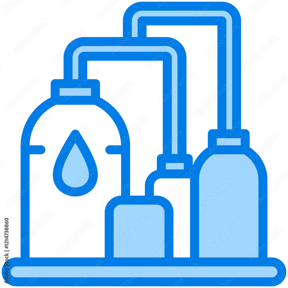 Obraz premium Refinery Icon