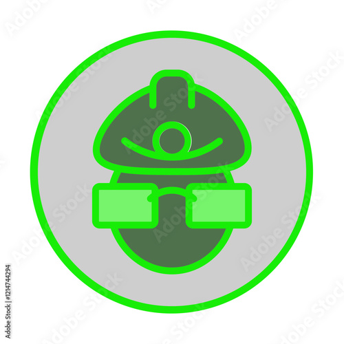 Mine Safety Icon Design