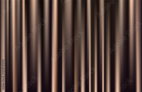 luxury mocha mousse fabric. golden branch on a mocha mousse background from fabric. modern background with radiance. Product presentation. vector illustration. Premium brown background design