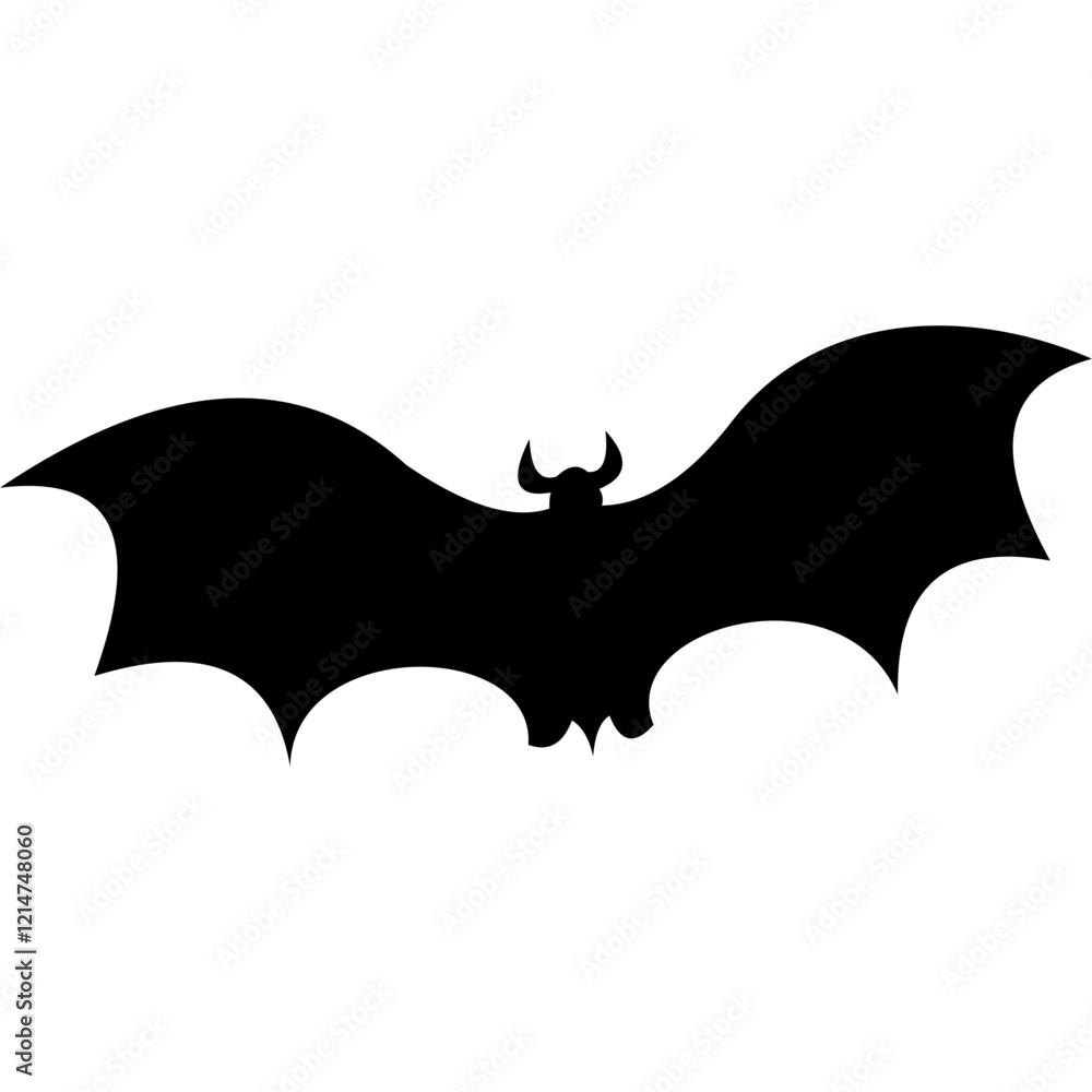 Obraz premium Halloween Bats Silhouette