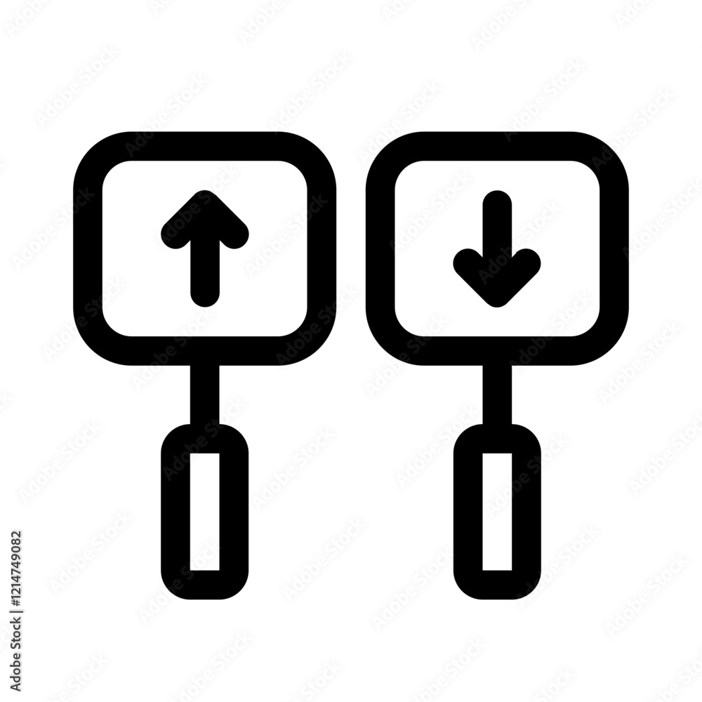 subtitute line icon, perfect for uiux website and mobile apps projects subtitute line icon, perfect for uiux website and mobile apps projects