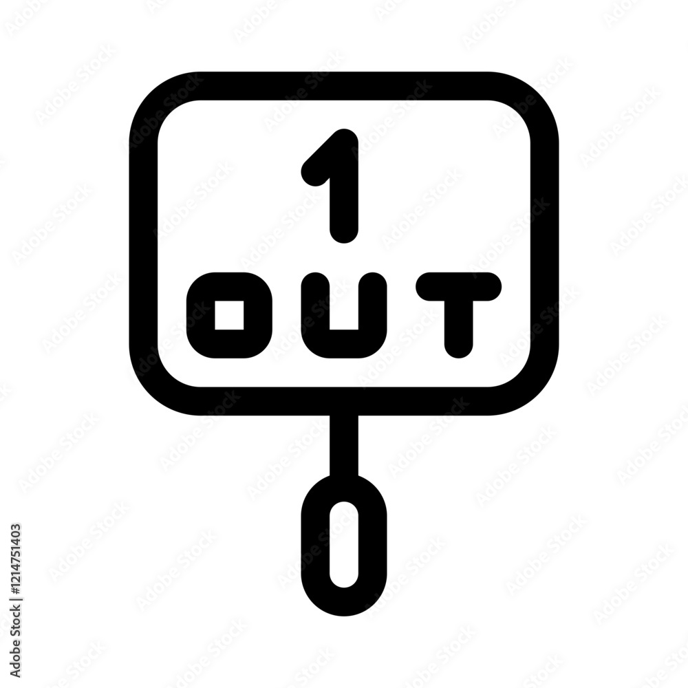 referee flag out line icon, perfect for uiux website and mobile apps projects referee flag out line icon, perfect for uiux website and mobile apps projects